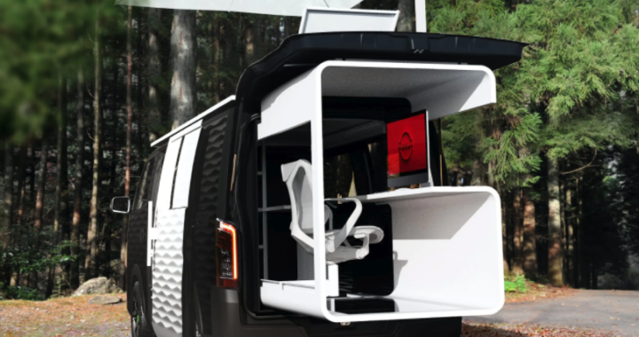 Nissan combined a camper van with an office pod for the ultimate remote work setup in a concept – Business Insider